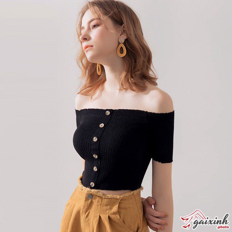 gái xinh mặc croptop đẹp