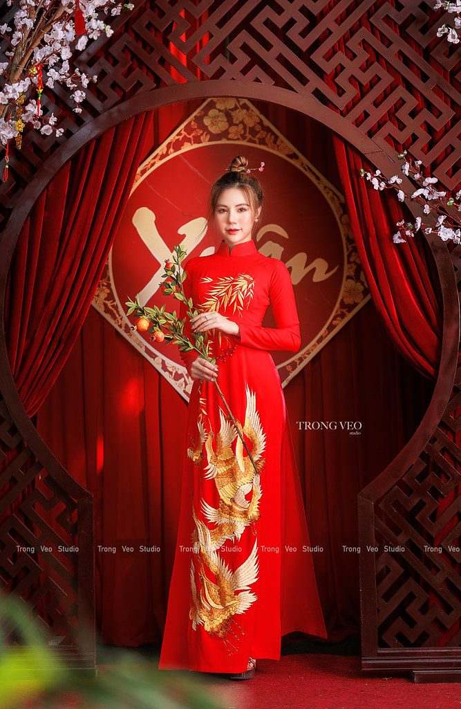 ao dai khoe net xuan thi 2022