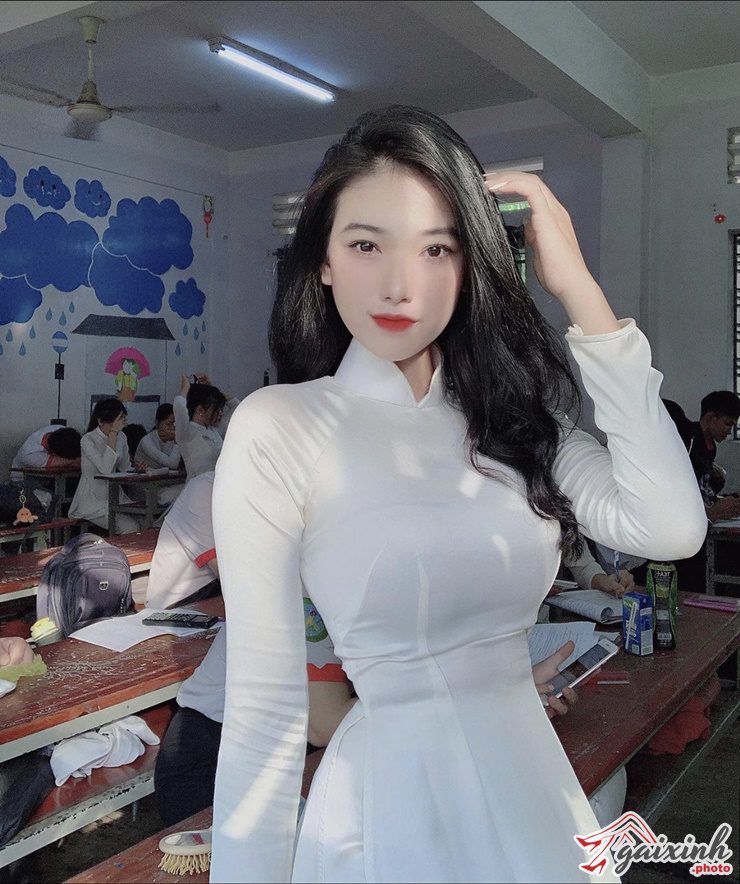 ao dai nu sinh flickr