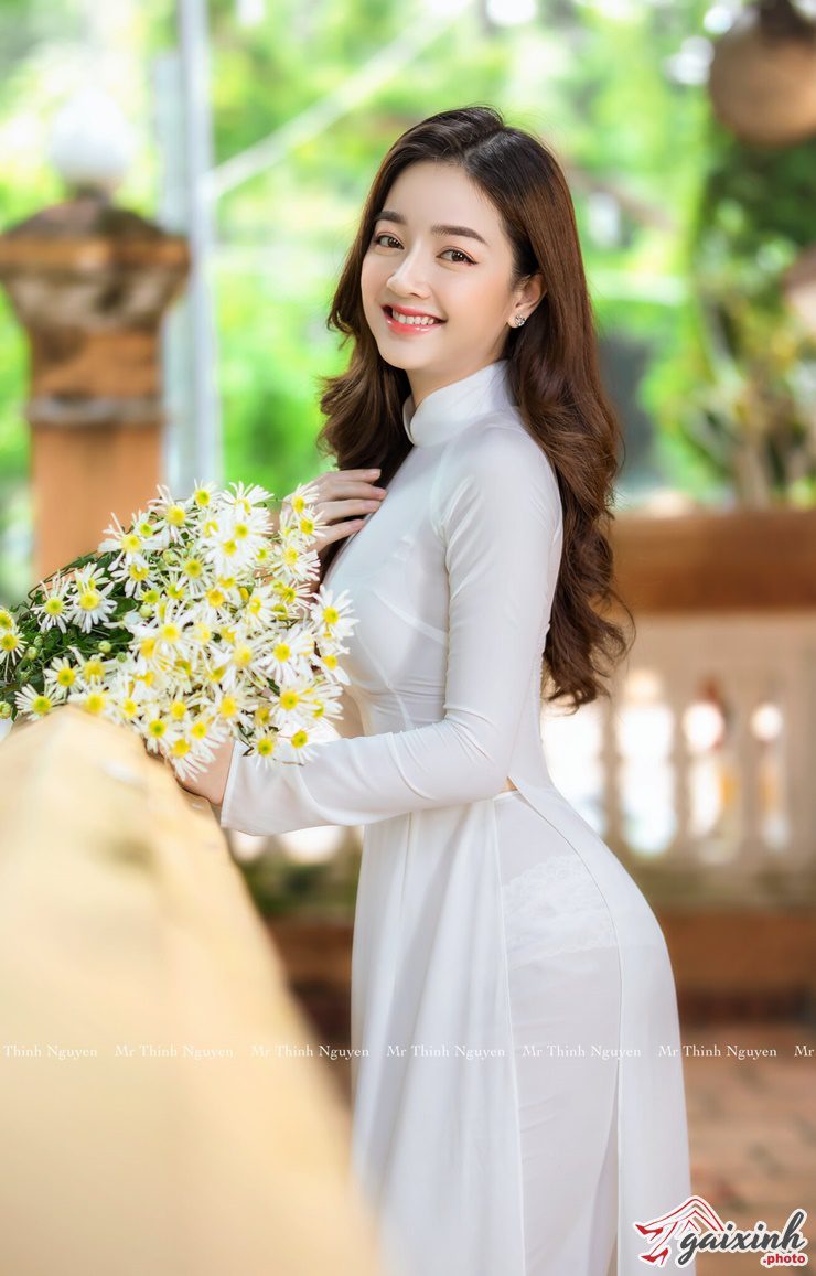 áo dài quần ren sexy