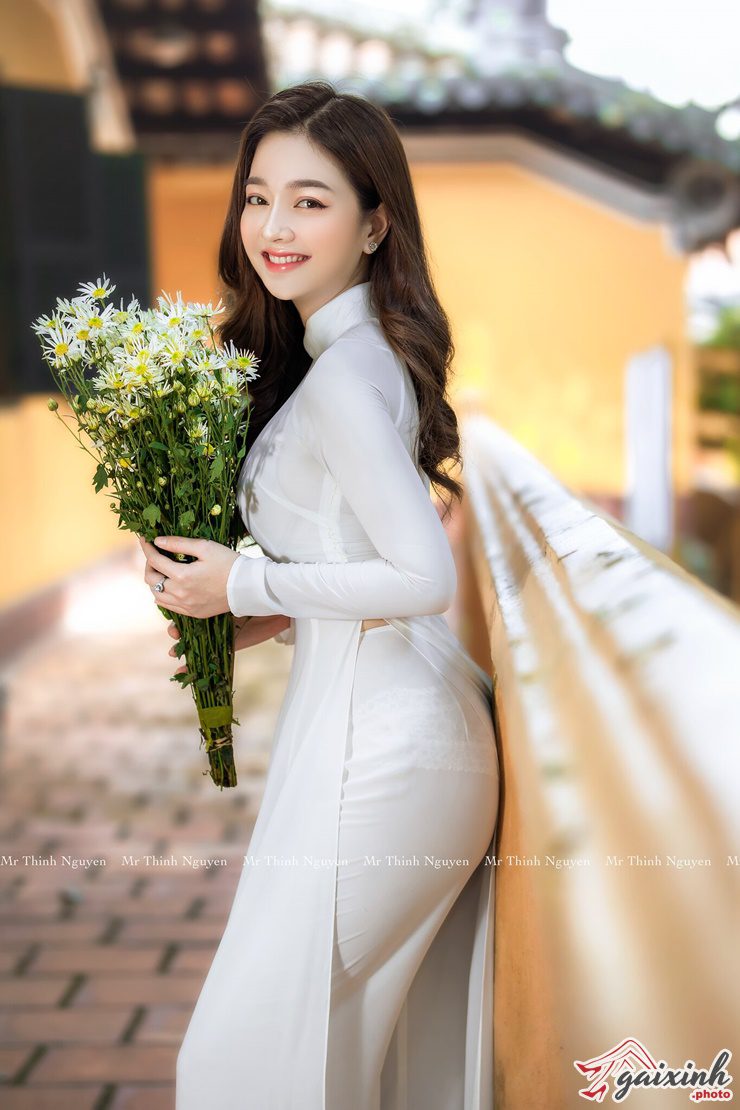 áo dài sexy quần ren