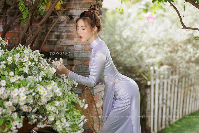 hinh anh ao dai mua xuan dep nhat