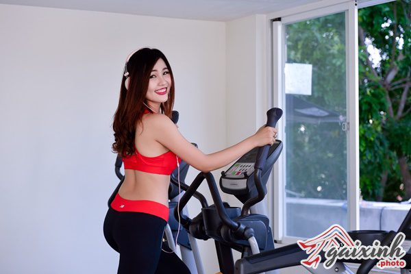 hot girl tập gym